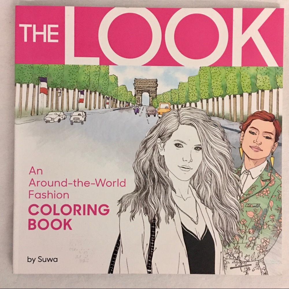 THE LOOK Around-the-Fashion Adult Coloring Book 🏳️‍🌈